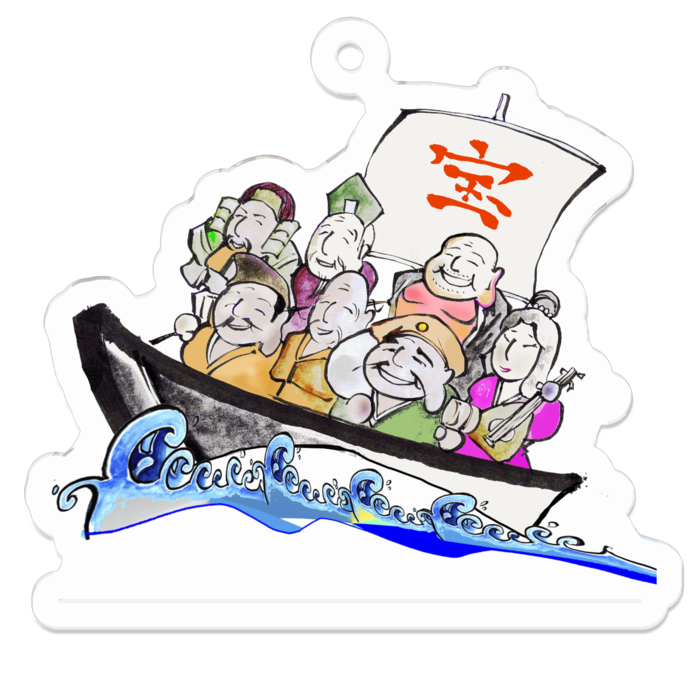 アクリルキーホルダー - 50 x 50 (mm)