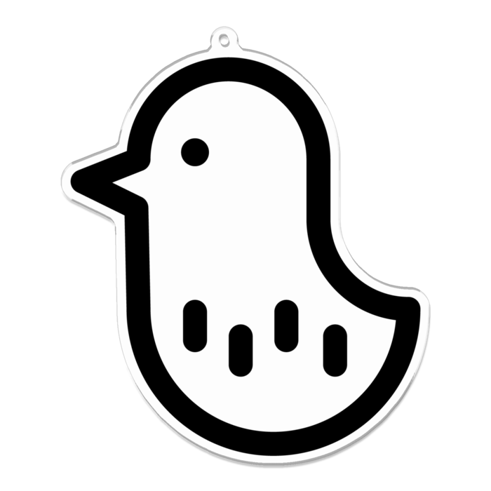 アクリルキーホルダー - 100 x 100 (mm)