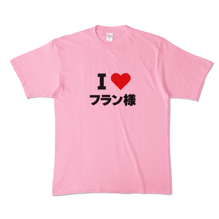 カラーTシャツ - XL - ピーチ (淡色)
