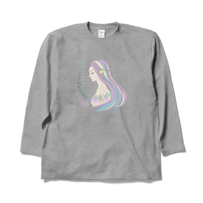 ロングスリーブTシャツ - XL - 杢グレー