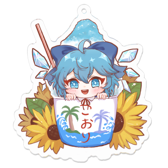 アクリルキーホルダー - 70 x 70 (mm)