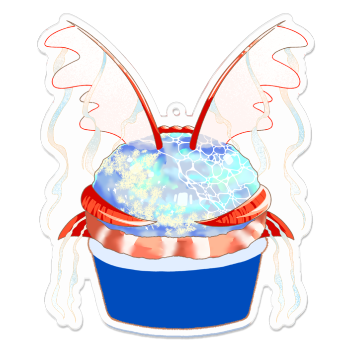 アクリルキーホルダー - 100 x 100 (mm)