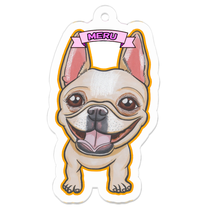 アクリルキーホルダー - 50 x 50 (mm)