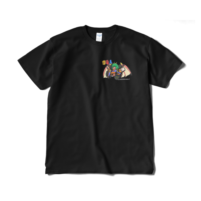 Tシャツ（プリント小） - XL - ブラック