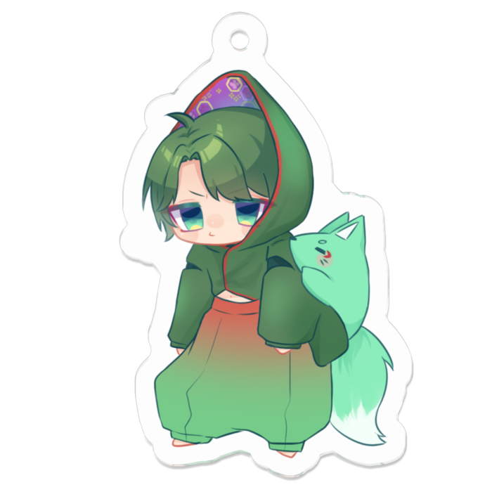 アクリルキーホルダー - 50 x 50 (mm)