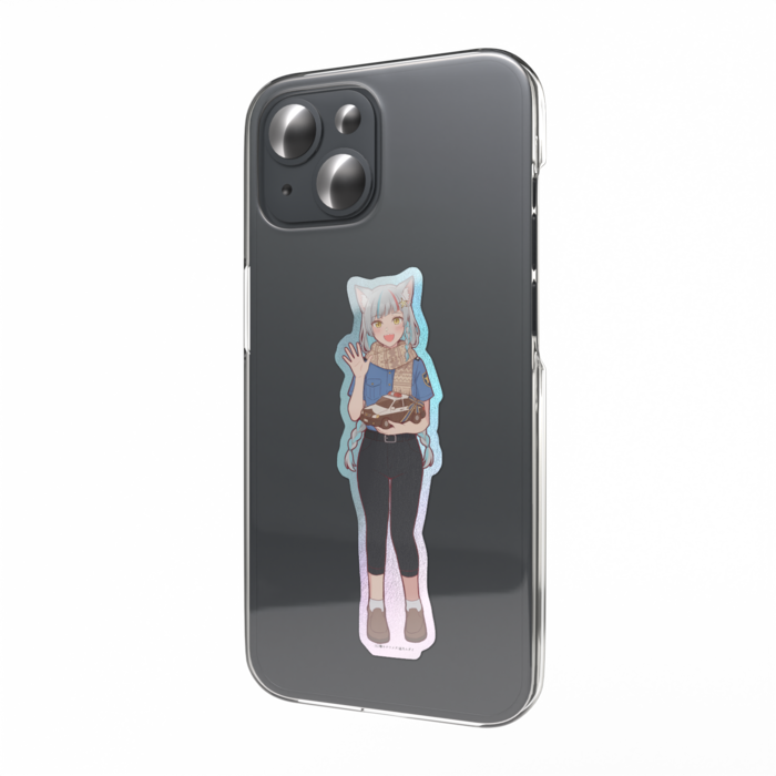 オーロラスマホステッカー - 縦