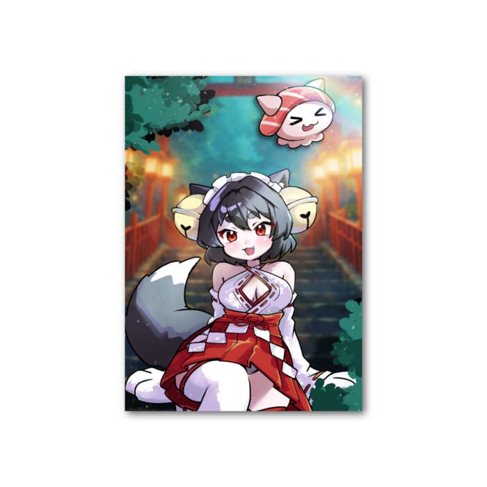 フォト風カード - 縦 - 片面