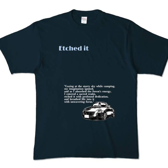 カラーTシャツ - XL - ネイビー (濃色)