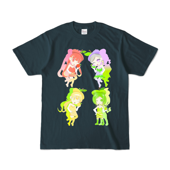 カラーTシャツ - S - デニム (濃色)