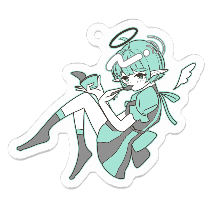 アクリルキーホルダー - 50 x 50 (mm)