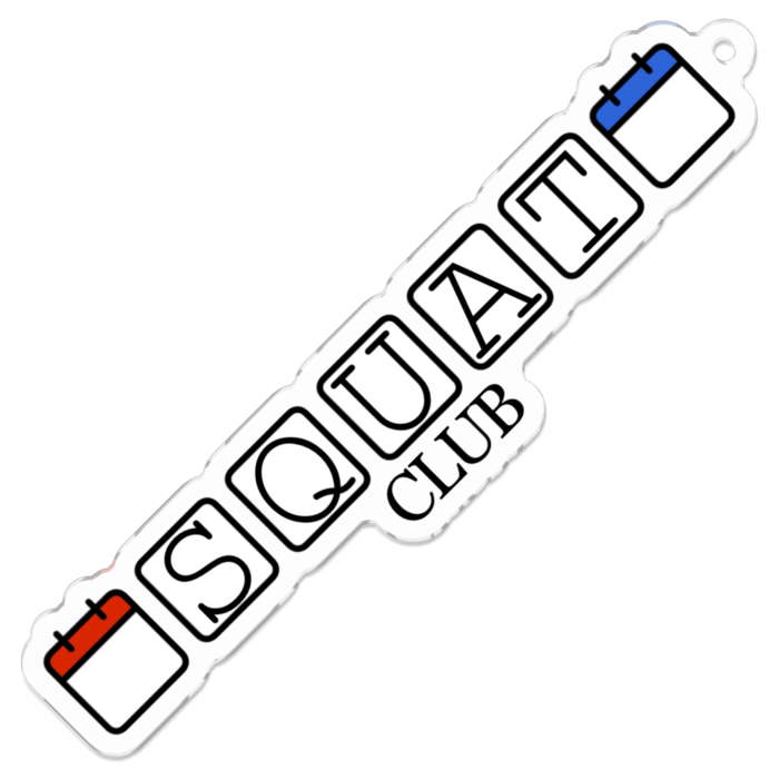 アクリルキーホルダー（コーティング） - 70 x 70 (mm)