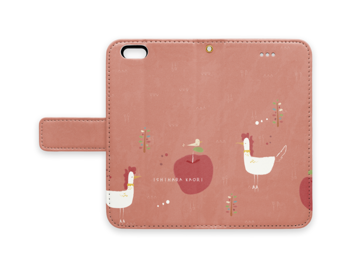 手帳型iPhoneケース - iPhone 6 / 6s - ストラップ穴 あり