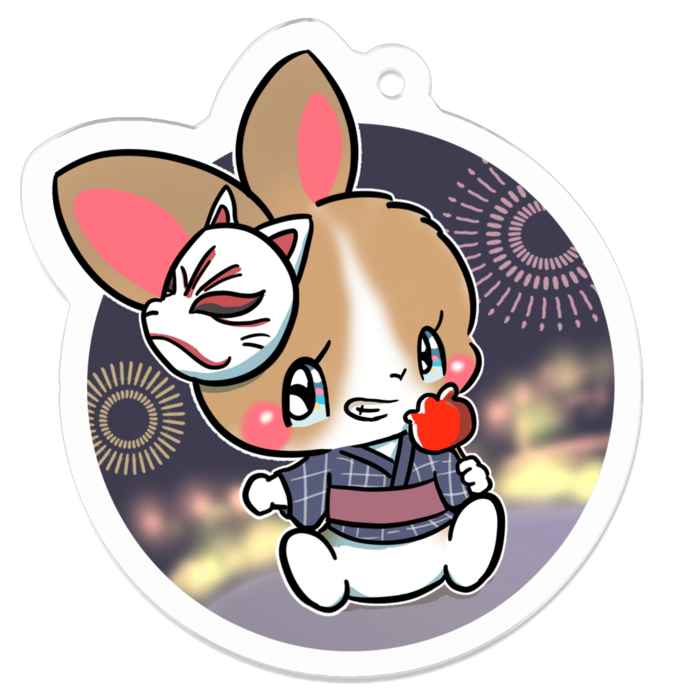 アクリルキーホルダー - 50 x 50 (mm)