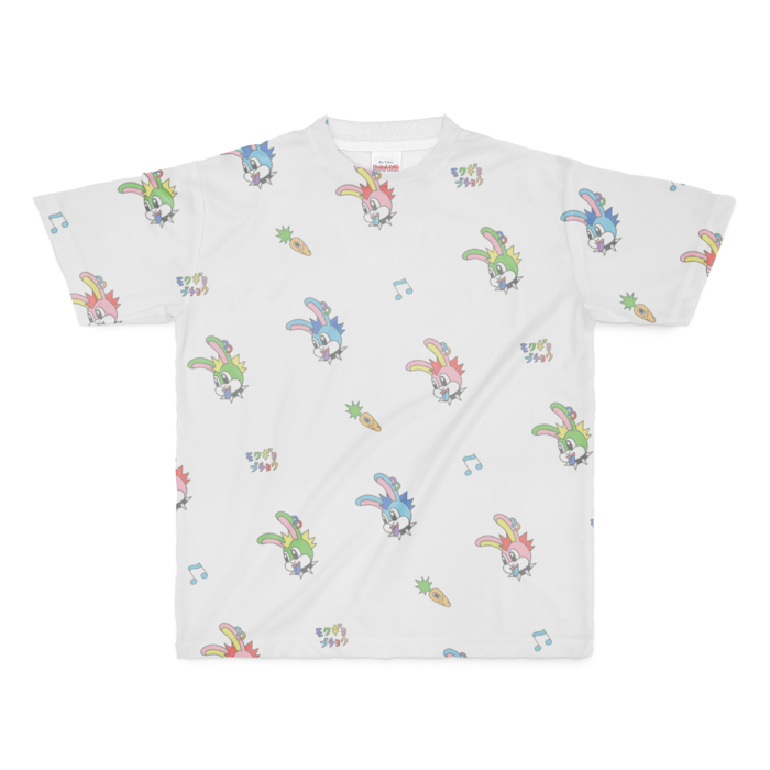 フルグラフィックTシャツホワイト - M - 両面印刷(1)