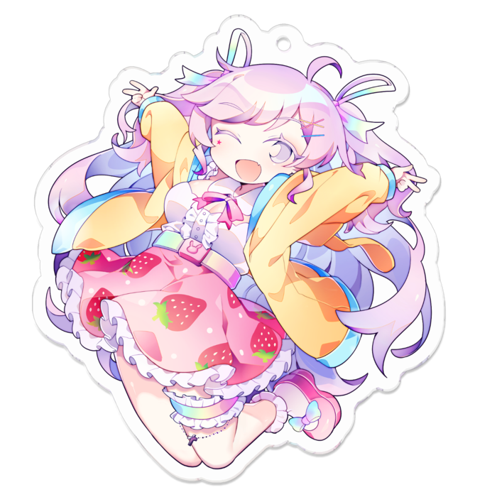 アクリルキーホルダー - 70 x 70 (mm)