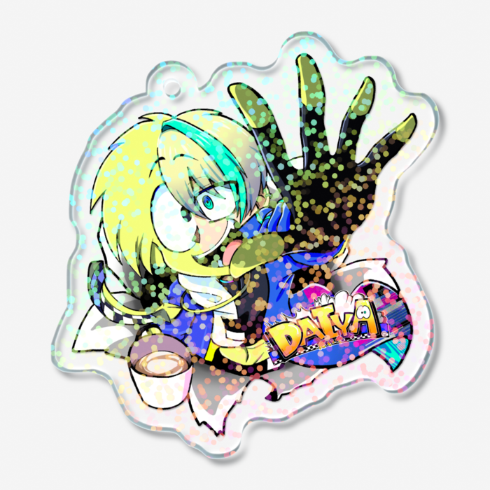 ホログラムアクリルキーホルダー - 50 × 50mm