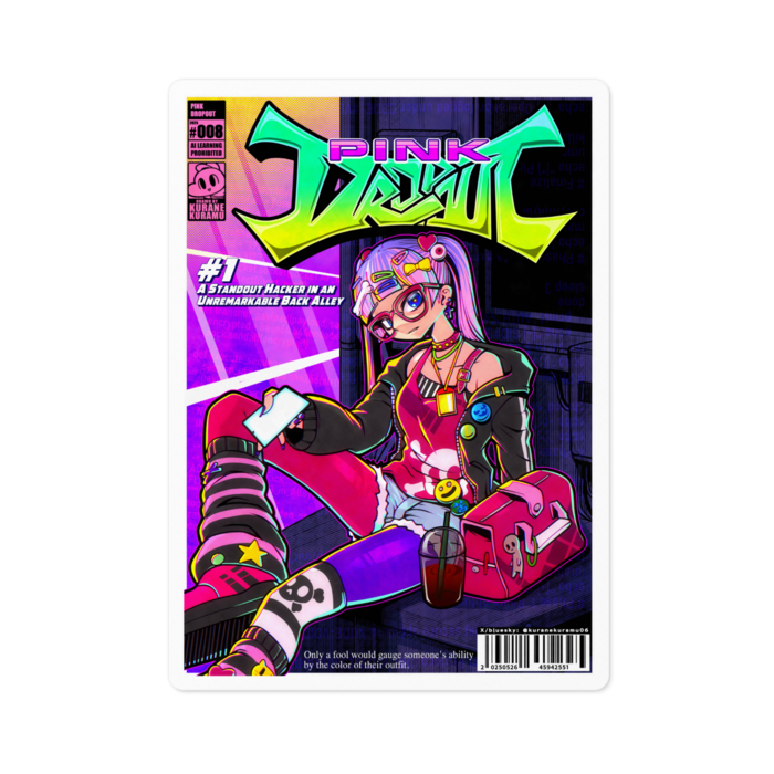 ステッカー - 100 x 100 (mm)