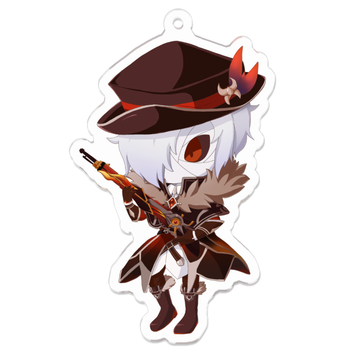 アクリルキーホルダー - 70 x 70 (mm)