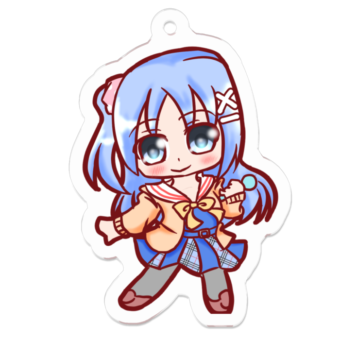 アクリルキーホルダー - 50 x 50 (mm)