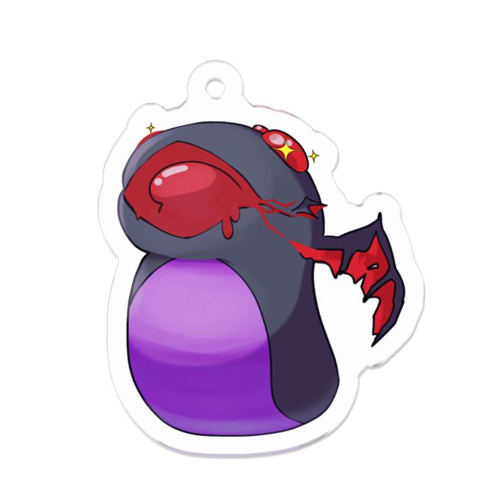 アクリルキーホルダー（コーティング） - 50 x 50 (mm)