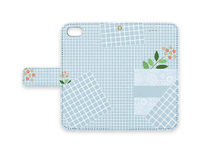 手帳型iPhoneケース - iPhone 8 / 7 - ストラップ穴 あり