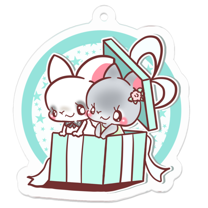 アクリルキーホルダー - 50 x 50 (mm)