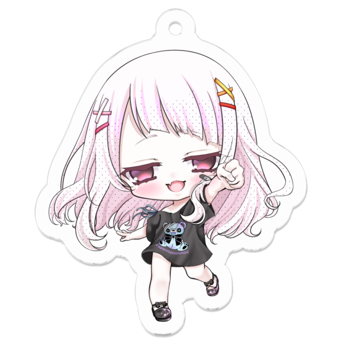 アクリルキーホルダー - 50 x 50 (mm)