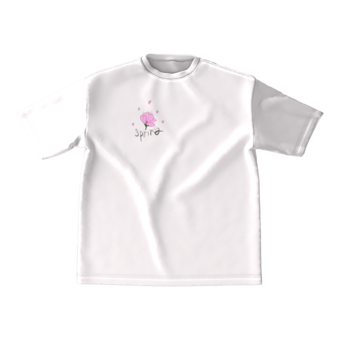 ビッグシルエットTシャツ - M - 両面