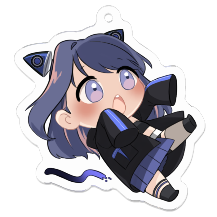 アクリルキーホルダー（コーティング） - 50 x 50 (mm)