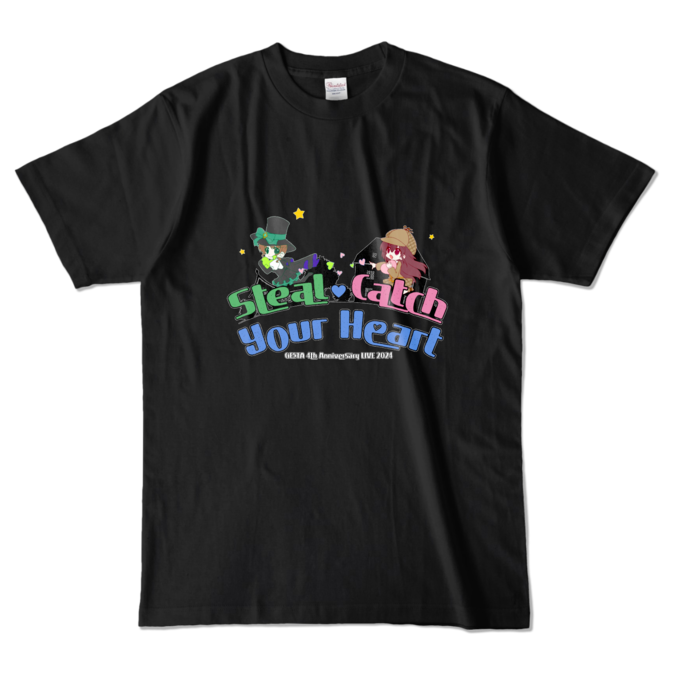 カラーTシャツ - L - ブラック (濃色)