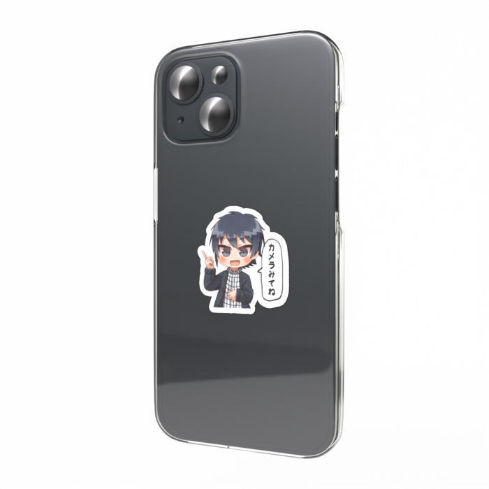 きんじょのみかりカメラに指差しスマホステッカー（海緒Aタイプ）