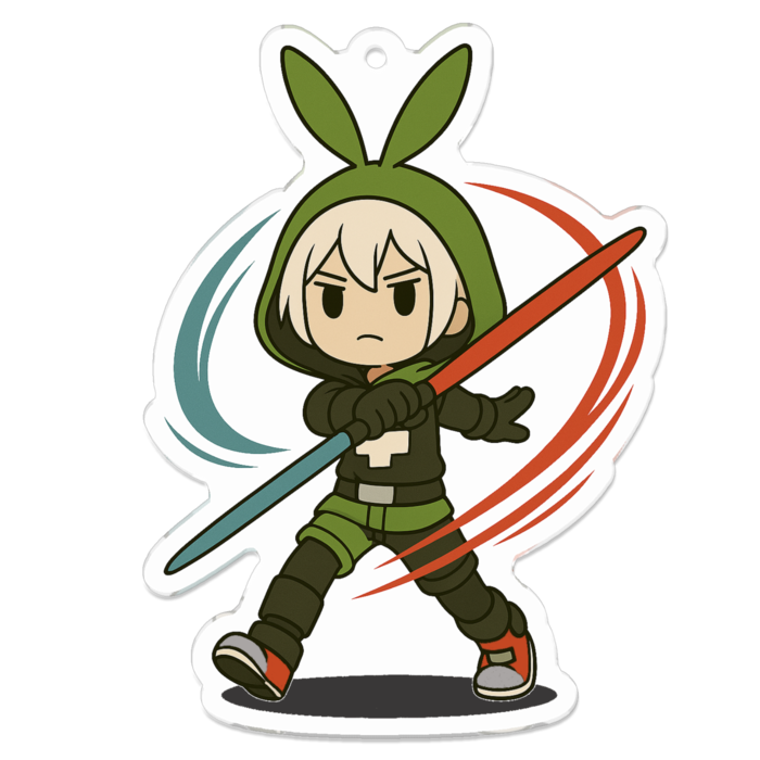 アクリルキーホルダー - 70 x 70 (mm)