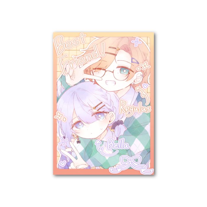 フォト風カード - 縦 - 片面