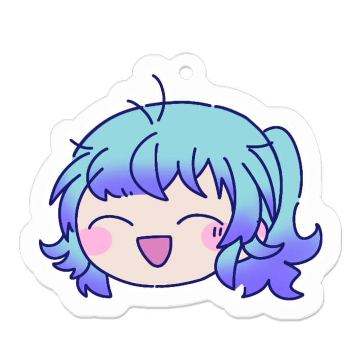 アクリルキーホルダー - 50 x 50 (mm)