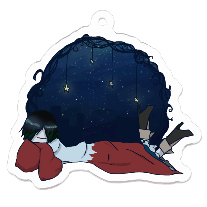 アクリルキーホルダー - 50 x 50 (mm)