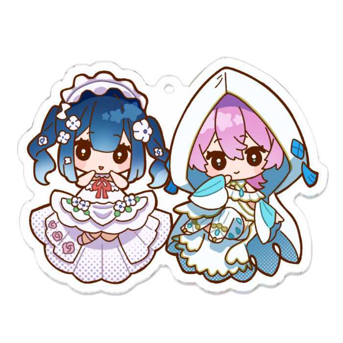 アクリルキーホルダー - 70 x 70 (mm)