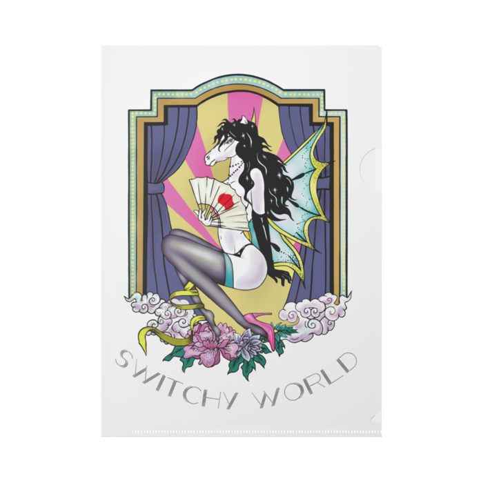 クリアファイル Blue - B5