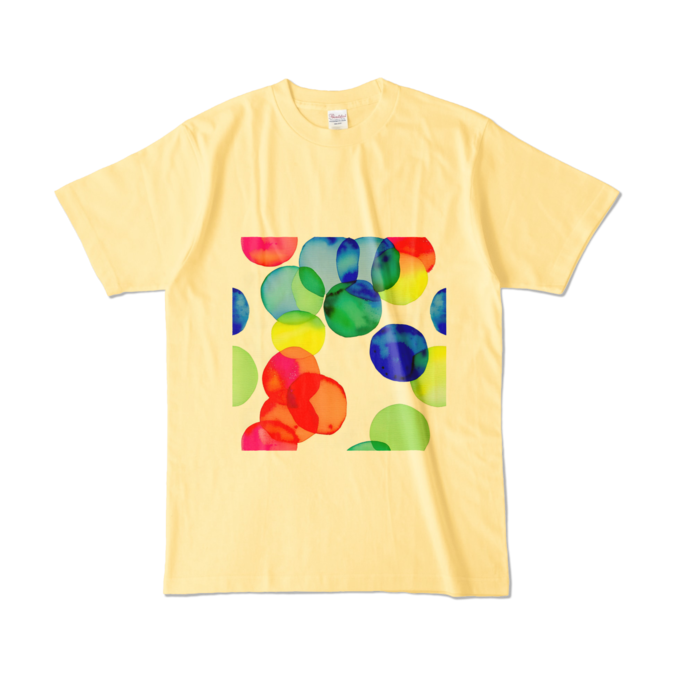 カラーTシャツ - L - ライトイエロー (淡色)