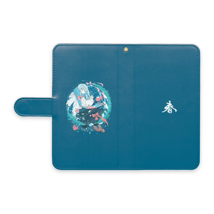 手帳型Androidケース - L - ストラップ穴 あり