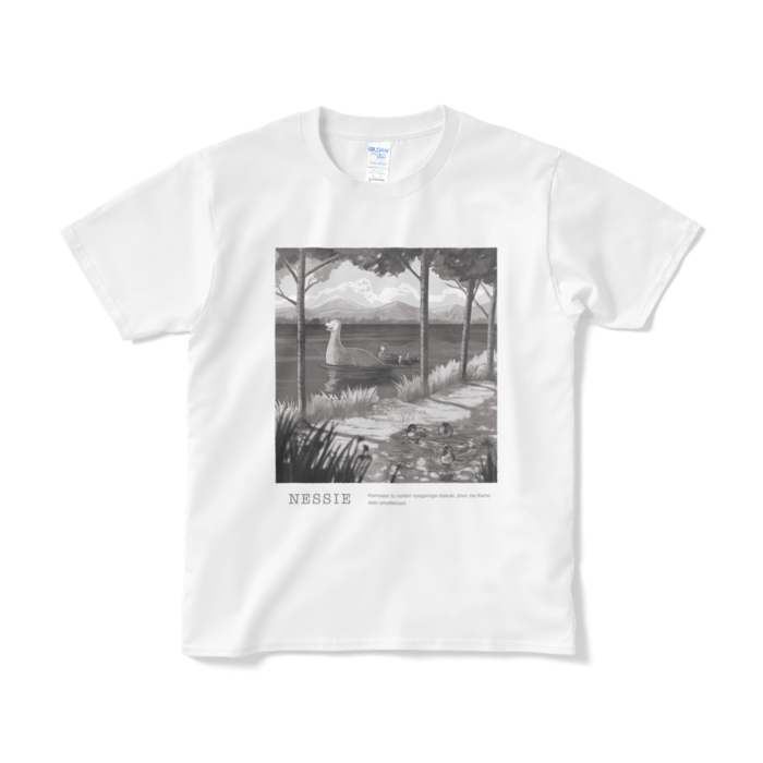 ネッシーTシャツ（短納期） - S - ホワイト(1)