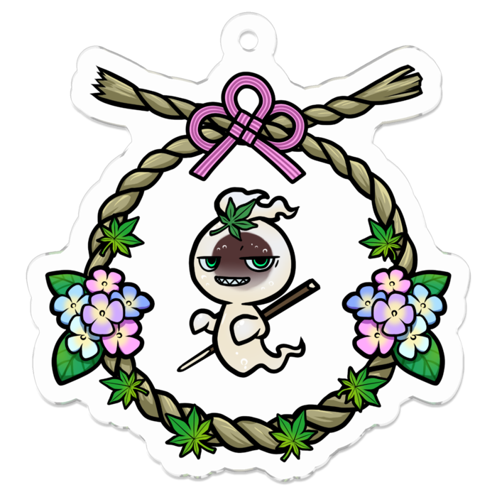 アクリルキーホルダー - 50 x 50 (mm)