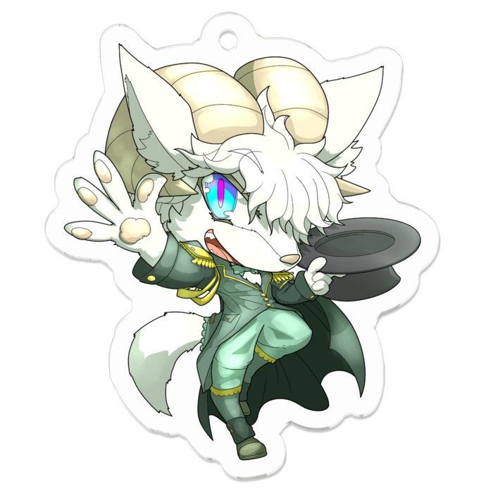 アクリルキーホルダー - 50 x 50 (mm)