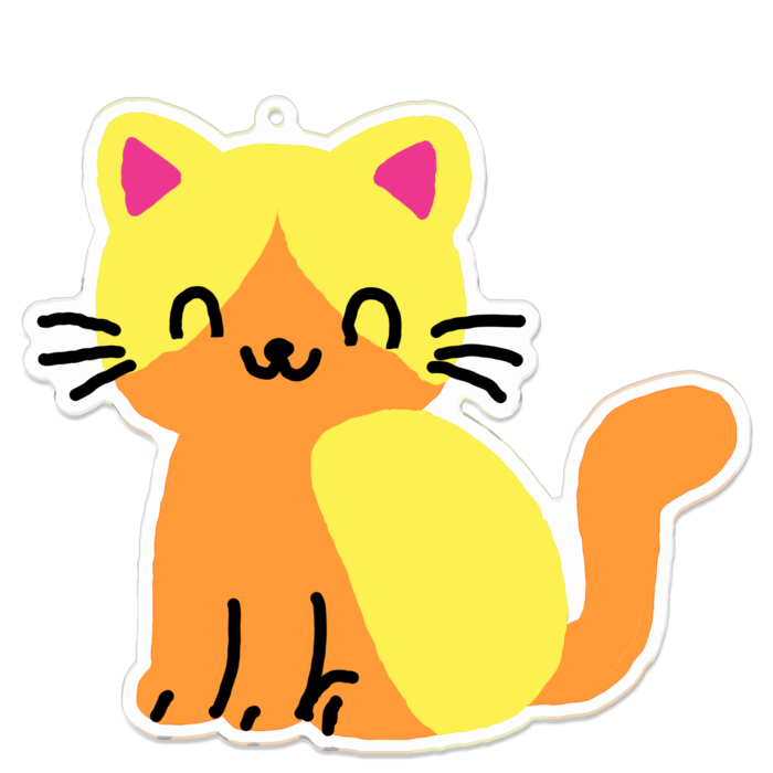 アクリルキーホルダー - 100 x 100 (mm)