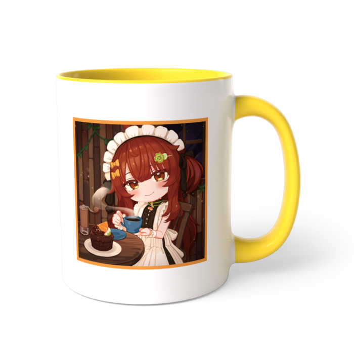 ツートンカラーマグカップ - 直径 8.2cm / 高さ 9.5cm