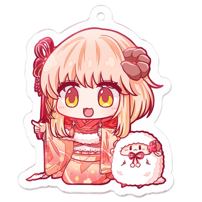 指さしひつじ - 50 x 50 (mm)