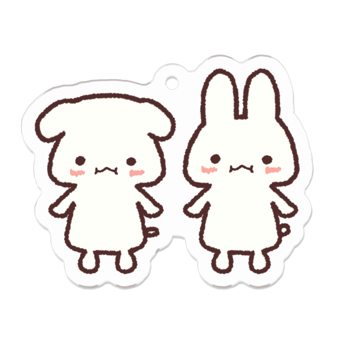 アクリルキーホルダー - 50 x 50 (mm)