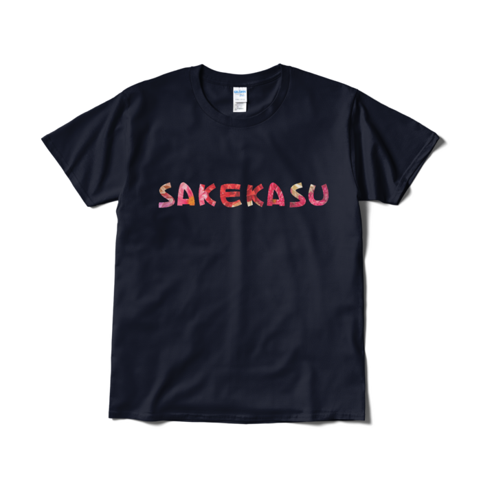 SAKEKASU Flower T - L - ネイビー