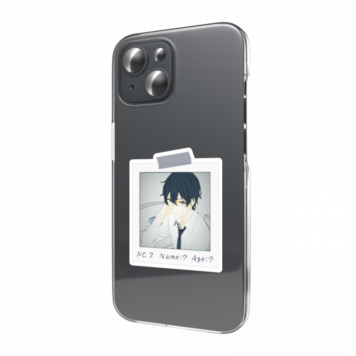 「PC２」スマホステッカー - W55 × H91mm 以内