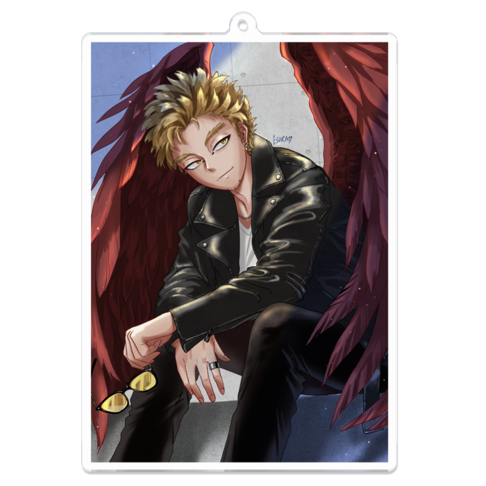 アクリルキーホルダー - 100 x 100 (mm)