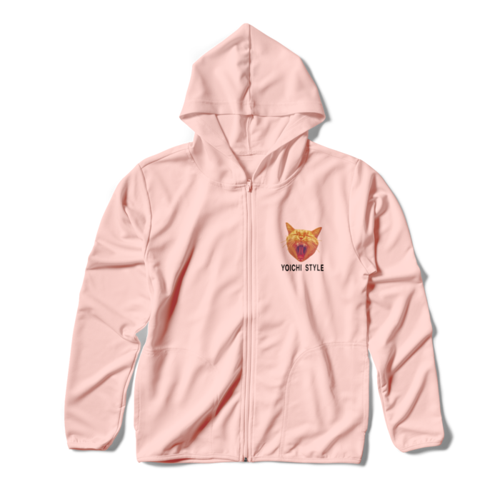ジップパーカー - S - ライトピンク